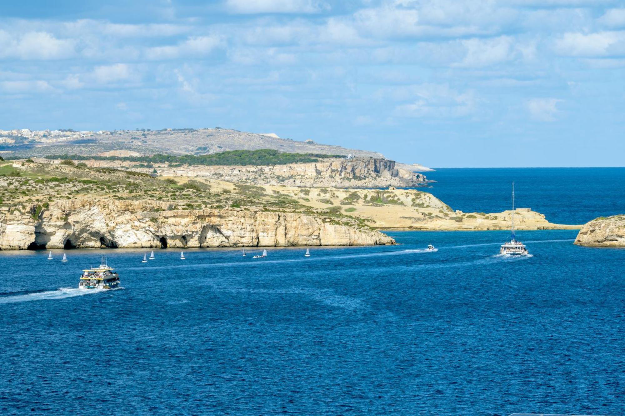 Seashells Apartments With Terrace, Just Off The Seafront In Bugibba - By Getawaysmalta San Pawl il-Baħar Extérieur photo