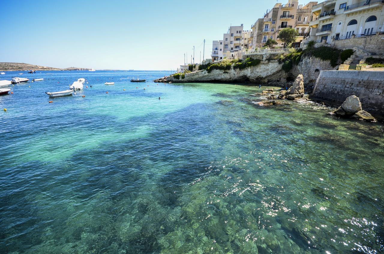 Seashells Apartments With Terrace, Just Off The Seafront In Bugibba - By Getawaysmalta San Pawl il-Baħar Extérieur photo